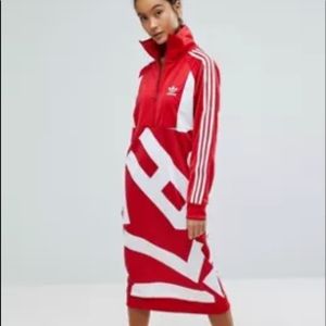 Adidas Bold Sweatshirt Midi Dress